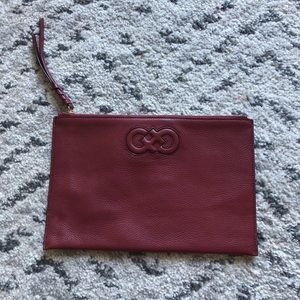 Cole Haan Cranberry clutch